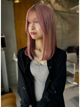 リル 住吉店(LiL) veil pink beige color