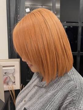 セジールへアメゾン(SAISIR HAIRMAISON) くびれヘア/アプリコットオレンジ/夏のヘアアレンジ/岡山