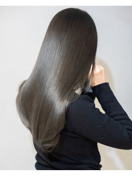 アリー 原宿 表参道(ALLY) ALLY宍戸　極上ストレートオリーブベージュ