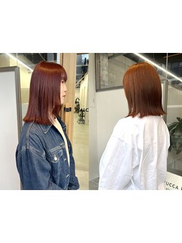 YUCCAこだわりの透明感と艶感のあるカラーであなたらしく。柔らかく上品な色に仕上がる大人カラーが◎