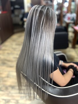 イエローコーン 横浜店(YELLOW CORN) 光沢シルバー【シャドールーツ/トリプルカラー/ダブルカラー】