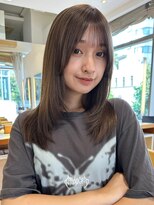 トリッカ 銀座(tricca)&nbsp;レイヤー／ナチュラルミディ／ミディレイヤー／ニュアンスロング