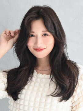 アース 溝の口店(HAIR&MAKE EARTH) 20代30代◎秋の暗めカラー×くびれレイヤーカットで小顔美人