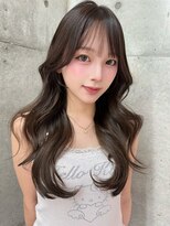 ロンド マーレ 天神大名店(Lond mare)&nbsp;黒髪/オリーブグレー/小顔/ココアベージュ/レイヤーカット/