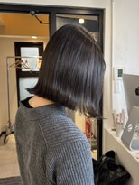 アコロン(acoron)&nbsp;ぷつっとボブ　髪質改善/縮毛矯正/新宿/艶カラー/外はねボブ