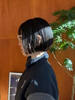 ベンジー 中目黒ii店(benji)&nbsp;扱いやすい韓国風シンプルボブ/10代20代30代40代/中目黒/里路