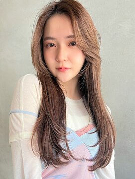 オーウェル 銀座(Owelle) レイヤーカットグレージュカラー髪質改善艶髪/銀座有楽町日比谷4