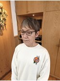 脱白髪染めショート