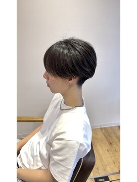 アメラボ 植田山店(Amelab) 【シースルーマッシュ】黒髪 ナチュラル 韓国