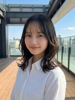 ランド(RaND)&nbsp;シースルー前髪/暗髪ロングレイヤー/韓国ヘア/髪質改善レイヤー