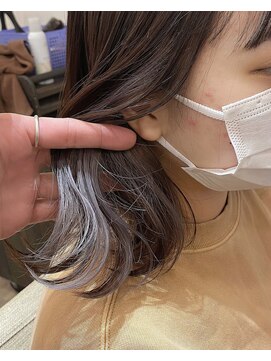 ジル フラン 吉田店(JILL franc) ワンポイント可愛いをインナーカラーで