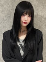 キャパ セントラル 天神 大名店(CAPA central)&nbsp;前髪カット 顔周りカット 20代 ロングレイヤー 髪質改善 韓国