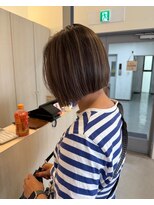 ヘアーポケット リタ(HAIR POCKET ritta)&nbsp;ミニボブ×ハイライトグラデーション