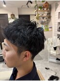 アップバングショート