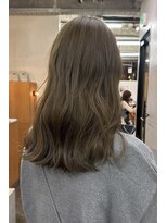 ニール 名古屋 伏見 丸の内(NEELU)&nbsp;【RIE】ブリーチなしダブルカラーで作るオリーブベージュ