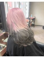オズ 梅田店(OZ)&nbsp;儚ピンク×オフブラック