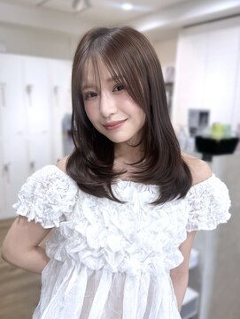 ハピネス クローバー 八木店(Happiness CLOVER) 20代30代ワンカールで決まる艶髪レイヤー/髪質改善