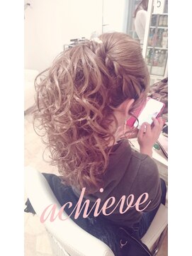 アチーブ 姫路店(Achieve) 【Achieve】ねじりポニーテール/有村