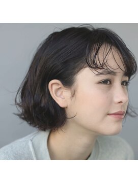 ナタン 自由が丘(NATHAN) クセ毛がかわいウェットボブ* oi *