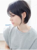 【後頭部ふんわり&襟足スッキリ】黒髪似合わせ小顔カット
