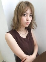 フロート 小阪店(float) 抜け感ボブ_外ハネボブ,アッシュブラウン,ネオウルフ