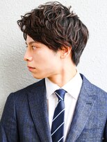 メンズ　髪型　ビジネス  社会人  30代  男