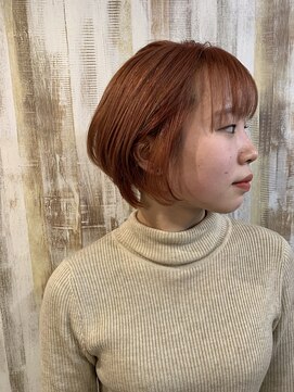 ユース(YOUTH) ピンクベージュとショート