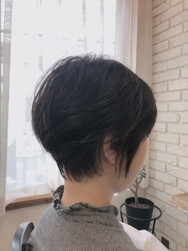 シュクレ(SUCRE) キレイめ×ショート 暗めカラー/ハンサムショート◎30代40代50代