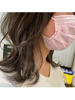 ヘアアンドスペース ベロン(hair&space velon) 伸ばしかけミディインナー