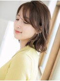 《calico》＊こなれヘア＊シースルーバング＊ミントベージュ＊