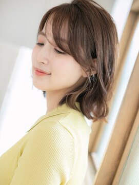 キャリコ(calico) 《calico》＊こなれヘア＊シースルーバング＊ミントベージュ＊