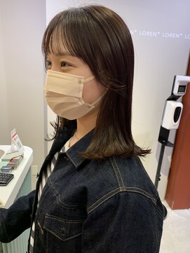 ローレンジウ(LOREN JU) 名駅/名古屋駅/学割U24/レイヤーカット/オージュア/ダブルカラー