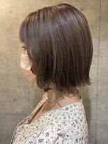 ノエルヘアー(Noel hair)&nbsp;カーキアッシュ外ハネボブ