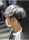 ペールグレージュ×バブルマッシュ