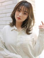 アグ ヘアー ブラン 半田店(Agu hair blanc) 《Agu hair》アクセントに♪インナーハイトーンミディ