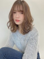 ルービック 枚方(Rubik's)&nbsp;インナーカラーくせ毛風無造作大人ボブ