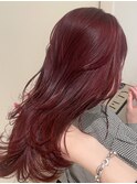 【韓国風/w color】red brown