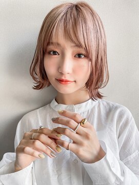 リヤン 表参道(lyann) こなれミディネビージュ小顔カットくびれヘア薄めバング美髪