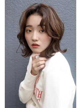 ブゾン(buZon) 【buZon ブゾン】外ハネボブ☆センターパート