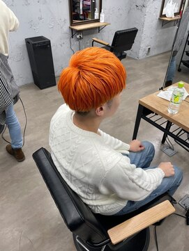 ヘアスタジオワン 藤沢店(HAIR STUDIO ONE) オレンジマッシュ