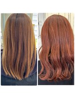 クラン ヘアーアンドスタジオ(CLAN hair & studio)&nbsp;ピンクパープルカラー暖色