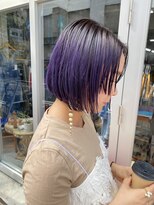 蜃気楼&nbsp;（（（蜃気楼）））ブルーパープルとぱつっとボブ