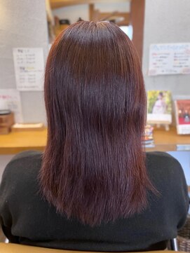 ギャロップヘアー カシスピンクカラー