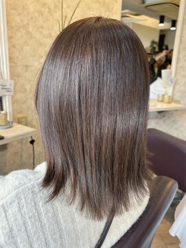 ヘアーエポック(hair epoque) 大人美人透明感髪質改善ニュアンスカラーくすみカラー