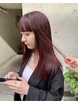 パークレーン アイス イヴェン(park lane ICI yeven) ブリーチなし チェリーレッド ボルドー 矢場町/akari