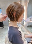 ショートカールセミディシアーカラー姫カット【工藤昴】