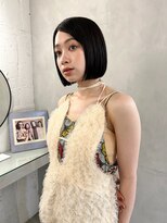 フォト 新宿(foto)&nbsp;黒髪小顔ワンレンネビージュボブルフ新宿20代【Anzu】▲