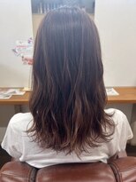 ナンバーエイト(number eight)&nbsp;20代30代大人可愛いナチュラルクセ毛風パーマピンクベージュ