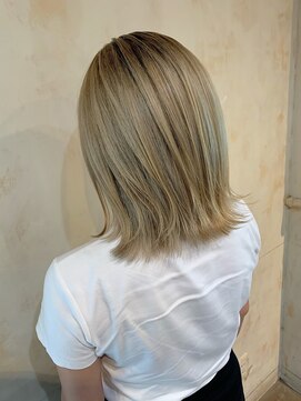 ルチア ヘア ステラ 京都店(Lucia hair stella) ミルクティーカラー/ボブ/ショート/学割U24/京都/河原町/30