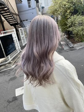 ウィリートーキョー 渋谷(WELLY TOKYO) ★10代20代ケアブリーチカラーでラベンダーグレージュ★